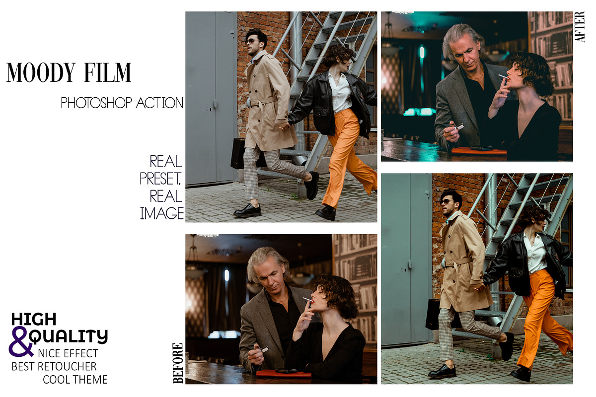 10 Urban Cinematic Photoshop Actions, an Action Add-On by Hue Palettte Studio (Photo 6 of 10)