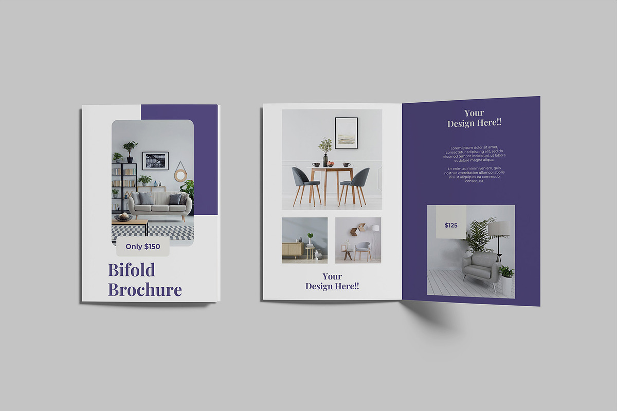 A5 Bifold Brochure Mockup, a Brochure Template by Graphiculon (Photo 10 of 11)