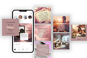 Lavender Author Instagram Template, a Social Media Template by Little Creative Scribbles (Thumbnail 3 of 10)