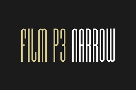 Film P3 Narrow: 3 Styles