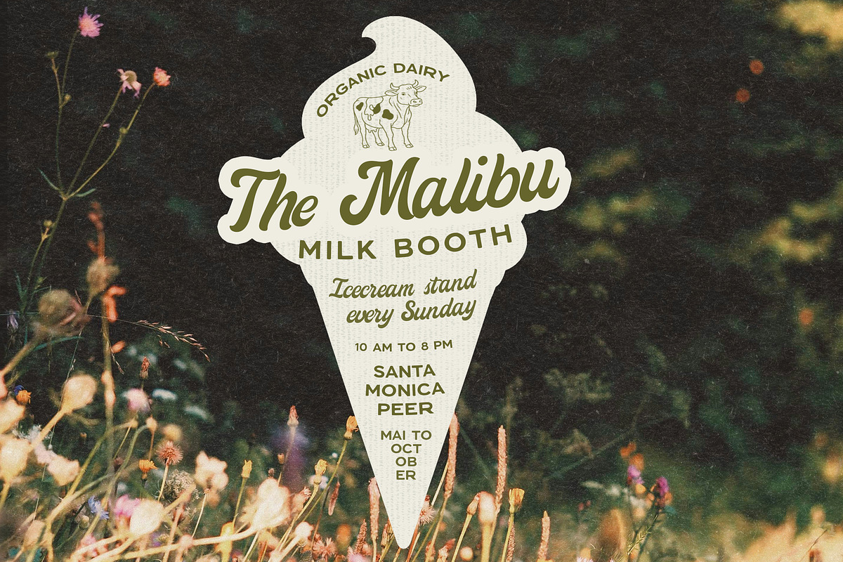 Handwritten Vintage Font Duo Sans, a Handwritten Font by Laras Wonderland (Photo 5 of 16)