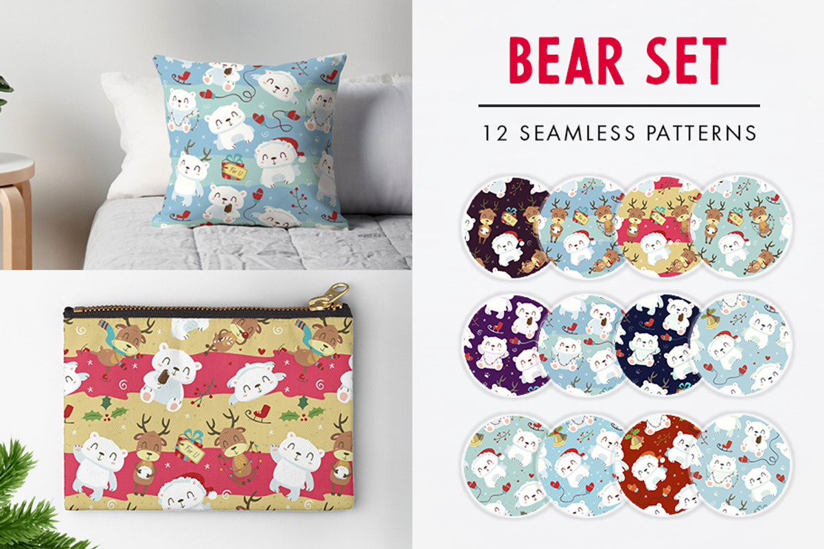 BIG SALE! Christmas patterns bundle, a Pattern Graphic by SunnyWS (Photo 8 of 10)
