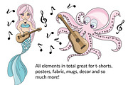 MERMAID SCHOOL, a Decorative Illustration by FARAWAYKINGDOM (Thumbnail 5 of 11)