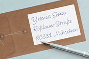 Color Font LiebeHeide, a Script Font by LiebeFonts (Thumbnail 7 of 19)