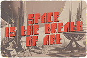 Space Journey Display Font, a Sans Serif Font by JumboDesign (Thumbnail 2 of 6)