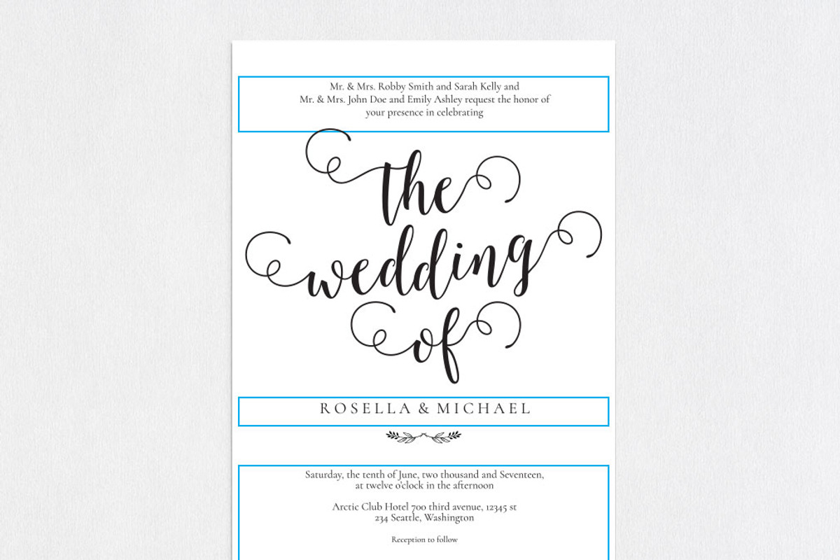 Wedding Invitation Template WPC440, an Invitation Template by Shafura_Wedding (Photo 4 of 5)