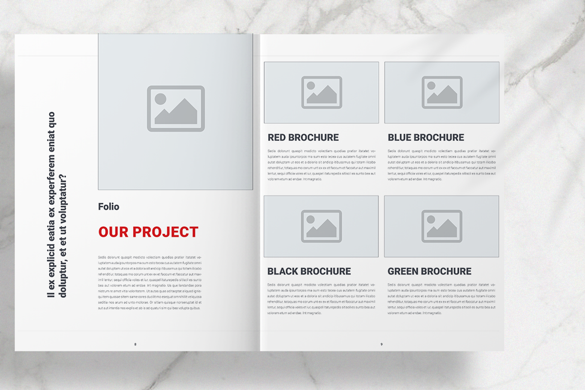 Red Business Brochure Template, a Brochure Template by Boris Cupac (Photo 6 of 8)