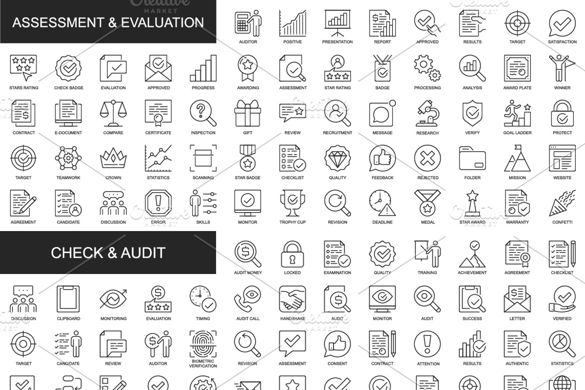 1800 Premium Outline Icons, an Outline Icon by alexdndz (Photo 2 of 3)