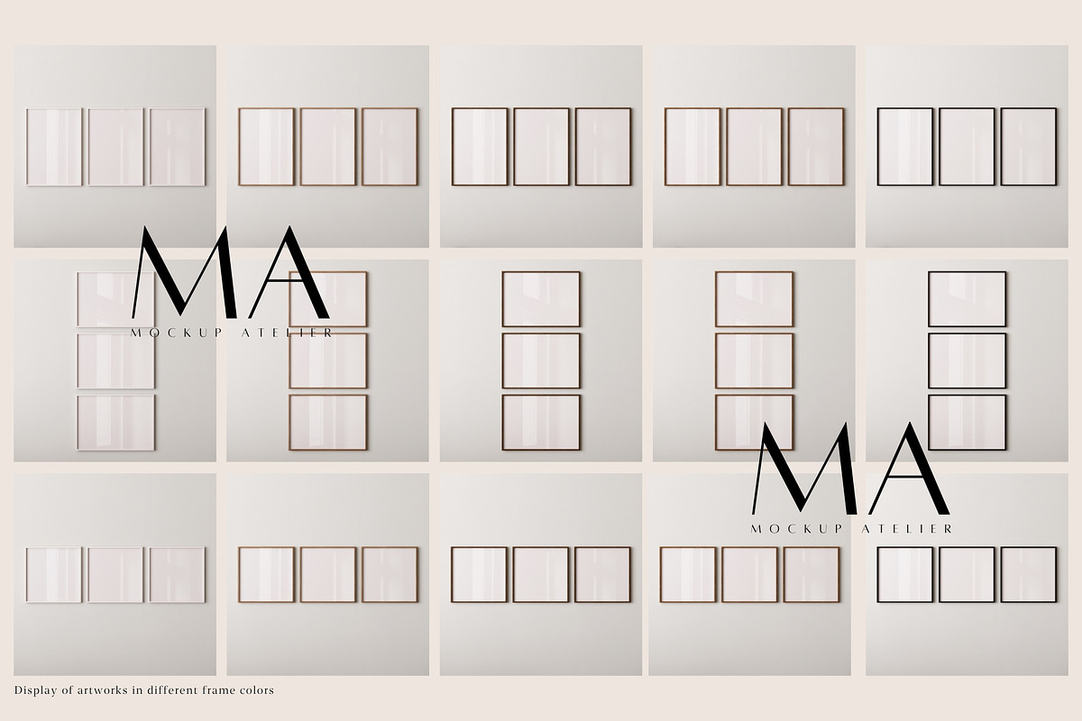 Close Up 3 Frames Mockup Bundle, a Household Mockup by Mockup Art Atelier (Photo 10 of 20)