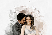 Wedding Watercolor Art Photo Effect, an Action Add-On by MRI STUDIO (Thumbnail 19 of 22)