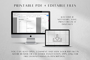 Digital Monthly Schedule Tracker, a Print Template by BRANDcontent (Thumbnail 5 of 6)