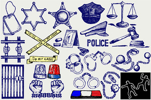 Law enforcement agencies, police