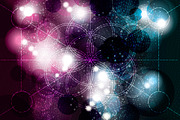 Abstract glowing background set, a Texture Graphic by Transfuchsian (Thumbnail 4 of 4)