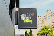 Sign Mockup, an Advertising Mockup by Ataku Design (Thumbnail 5 of 5)