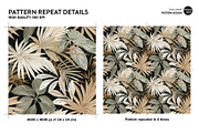 Exotic Foliage Print Pattern, a Pattern Graphic by VOVU Studio (Thumbnail 3 of 8)