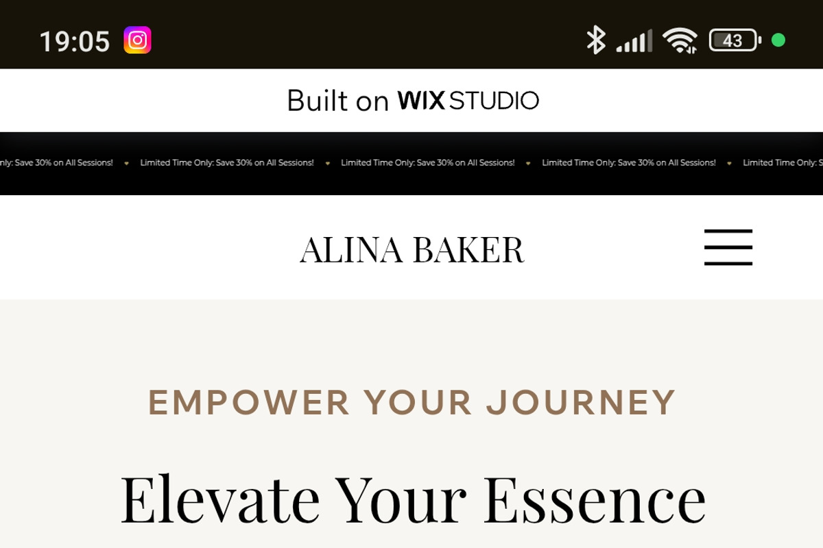 Coach & Influencer - Wix Studio Site preview 6