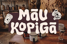 Mau Kopiga - Coffee Display Font