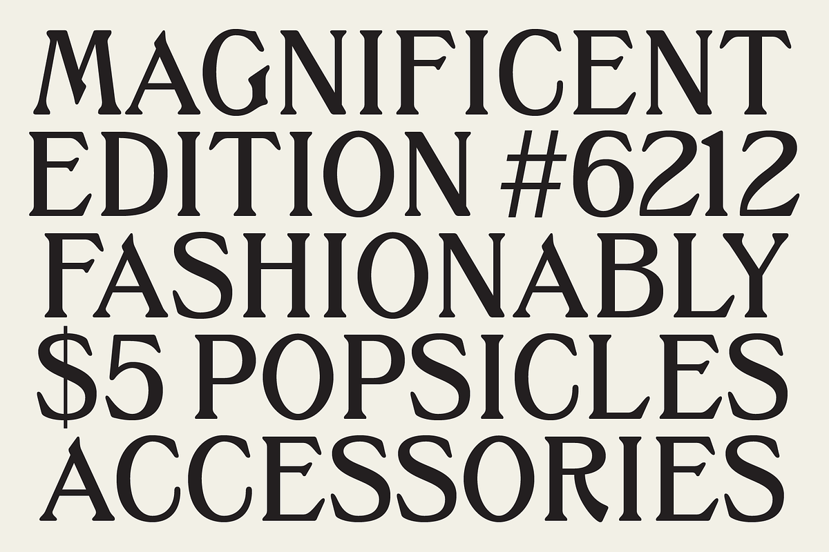 Encore Neue - A Timeless Serif Font, a Serif Font by The Type Fella (Photo 8 of 8)