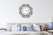 CLOCK WALL POLYGONAL Multilayer File, a Templates & Theme by LaserCutano (Thumbnail 5 of 5)