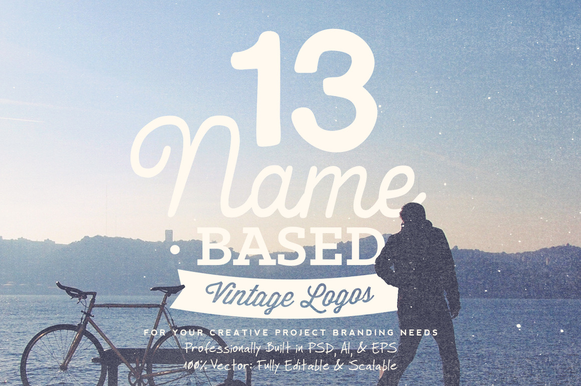 13 Name Based Vintage Logos Volume 1, a Branding & Logo Template by ...