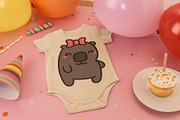 Wombat Clipart Set, an Animal Illustration by Palau (Thumbnail 4 of 10)