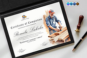 Carpenter Training Certificate, a Stationery Template by DesignDevisers (Thumbnail 2 of 10)