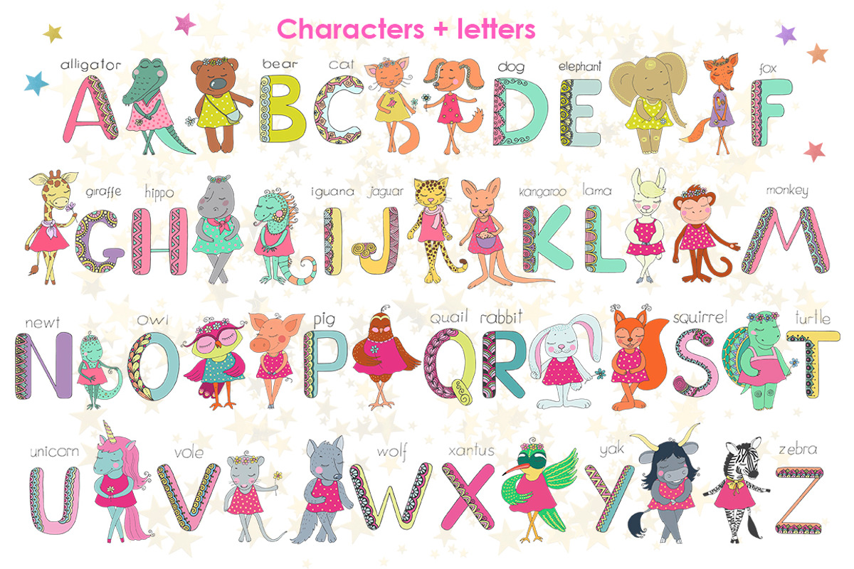 Kids alphabet, an Object Graphic by Maya Ivart (Photo 2 of 10)