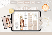 Digital Finance Planner + Stickers, a Templates & Theme by SunshineStudioBoutique (Thumbnail 1 of 9)