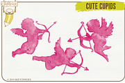 Watercolour Valentines Stamp Set, a Brush Add-On by SketchWerx (Thumbnail 8 of 13)