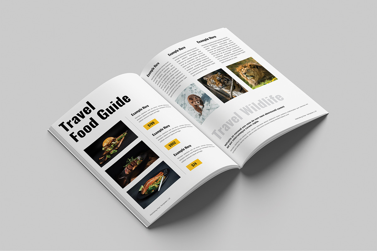 Travel & Explore Magazine Template, a Magazine Template by Cleffon_Graphic_Studio (Photo 10 of 11)