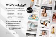 30 Skincare Static Ad Templates Meta, a Social Media Template by DigiPax (Thumbnail 2 of 10)