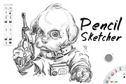 18 Line Art Brushes 4 SketchBook Pro, a Brush Add-On by Komiksman's Digital Goods (Thumbnail 2 of 6)