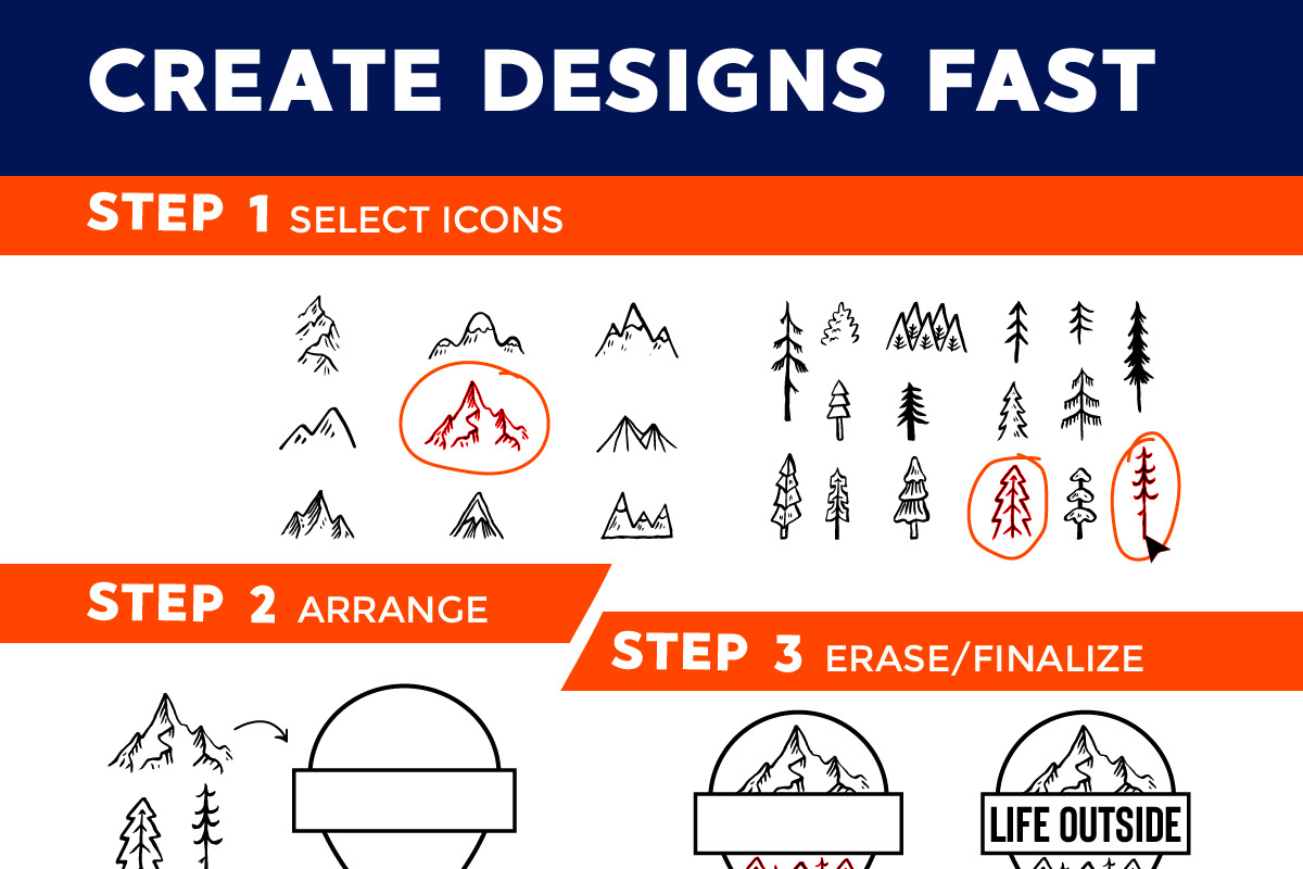 CAMP VIBES - Creator Kit, an Icon by Walking_Designs (Photo 2 of 14)