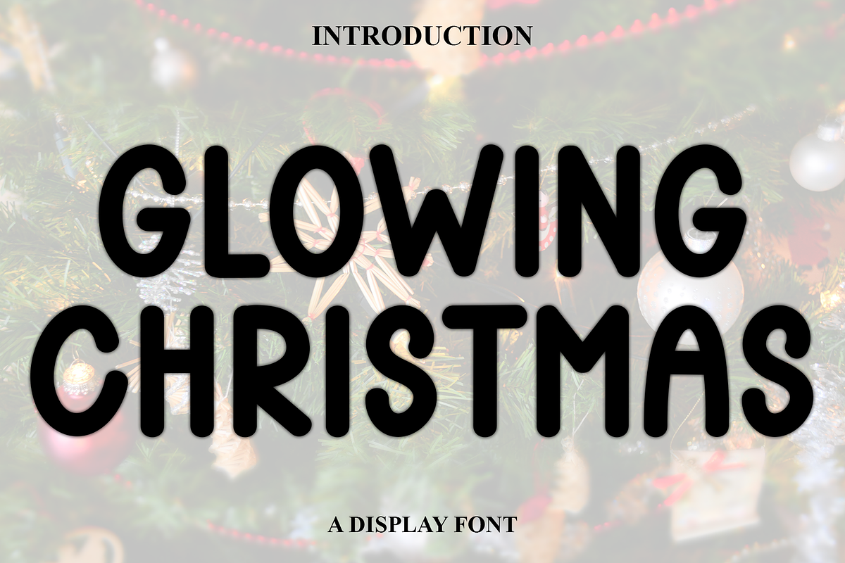 Glowing Christmas, a Sans Serif Font by InermediaSTUDIO (Photo 1 of 7)
