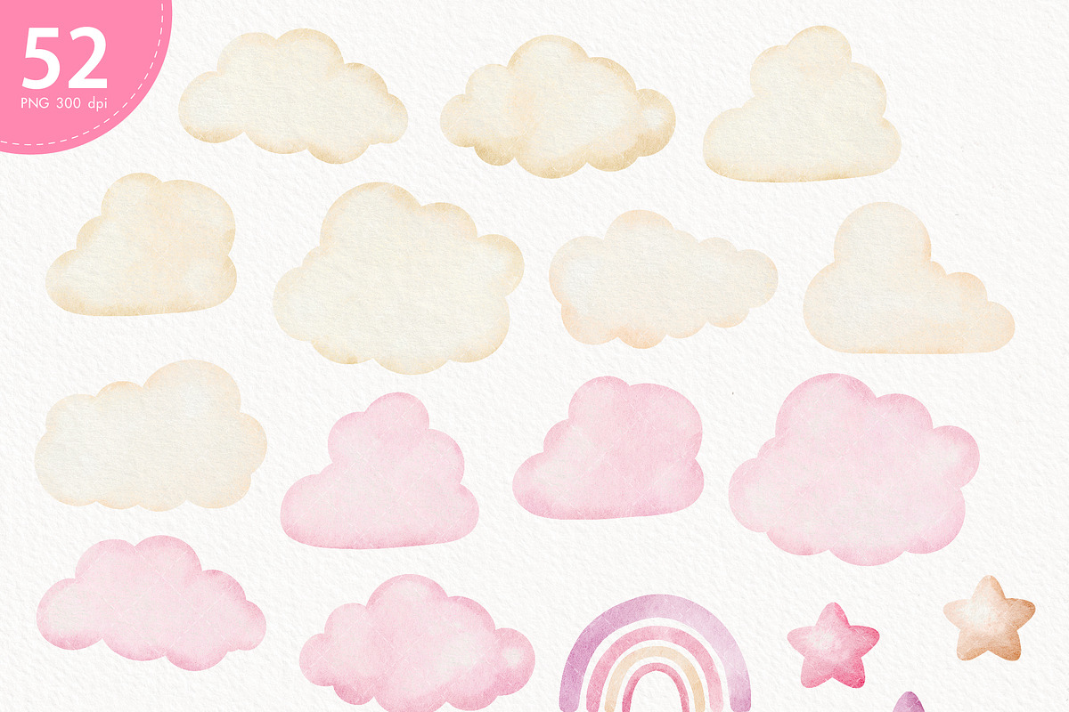 Watercolor Air Transport Clipart, a Transportation Illustration by TitaLivingArt (Photo 6 of 10)