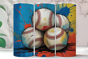 Graffiti Baseball Fan Tumbler, an Arts & Entertainment Photo by LamanAzalea