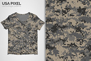 USA Pixel Camouflage Patterns, a Pattern Graphic by 3Y_Design (Thumbnail 5 of 5)