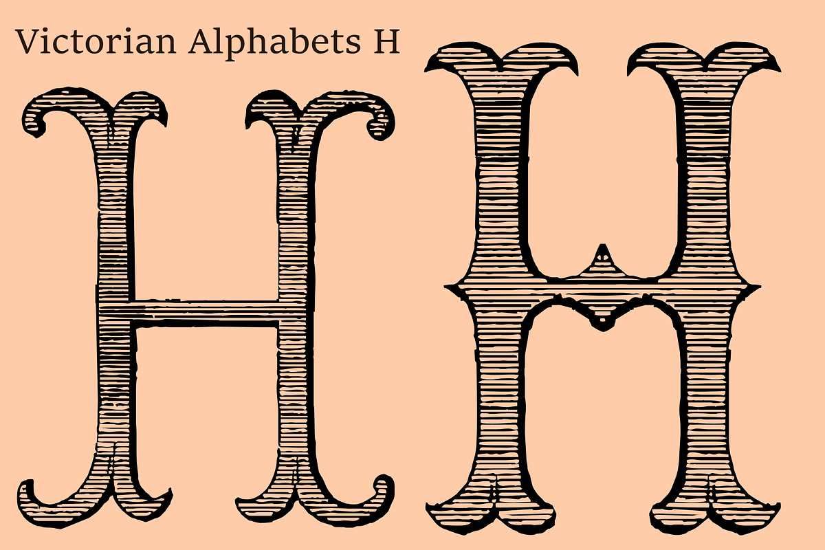 Victorian Alphabets H Plus Titivilus, a Serif Font by Intellecta Design (Photo 2 of 5)