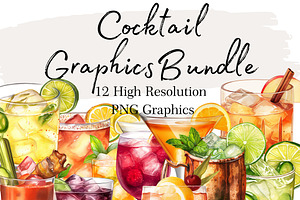 Cocktail Graphics Bundle