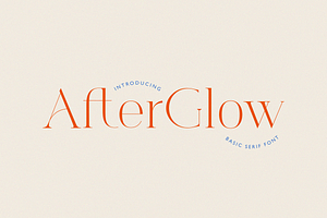 Afterglow Serif Font