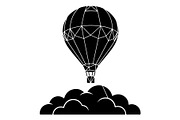 Hot Air Balloon Silhouette Bundle, an Object Illustration by Gaye Art (Thumbnail 9 of 31)