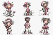 Whimsical storybook children clipart, an Illustration by CreationArt (Thumbnail 5 of 5)