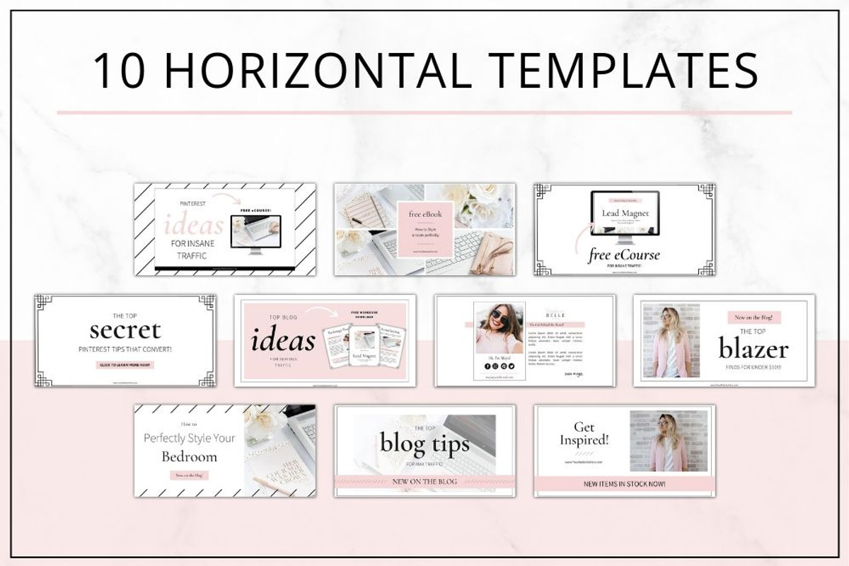 Social Media Pinterest Canva + PSD, a Social Media Template by Lady Boss Studio (Photo 5 of 7)