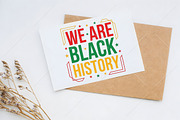 We Are Black History PNG, a Seasonal Illustration by Canvas Craft (Thumbnail 5 of 5)