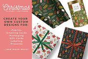 Christmas graphics & patterns, an Illustration by Laura Camoe (Thumbnail 5 of 6)