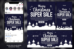 Christmas Sale Social Media Pack