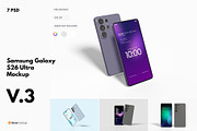 Samsung S26 Ultra Mockup Set 3, an Android Mockup by DSNA Mockup (Thumbnail 1 of 8)