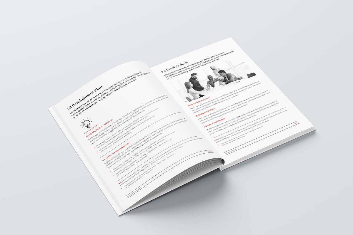 White Paper 42 Pages, a Brochure Template by obayes (Photo 26 of 28)