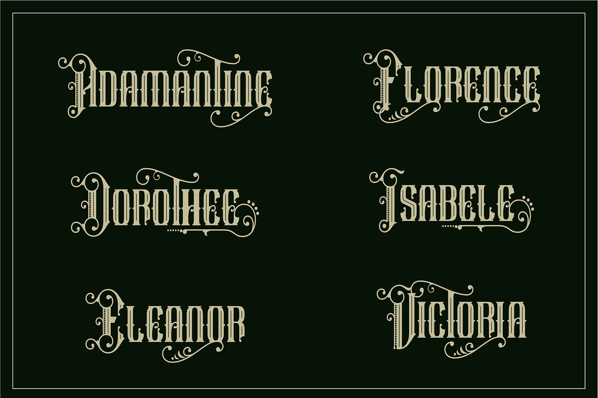 Wicken park, a Blackletter Font by LetterStock (Photo 4 of 7)