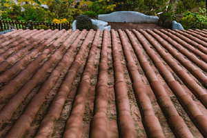 Rustic terracotta roof texture, an Architecture Photo by SkyNext